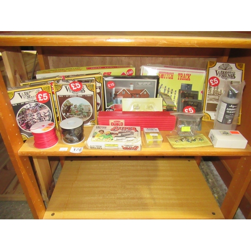 Assorted Model Train Pieces