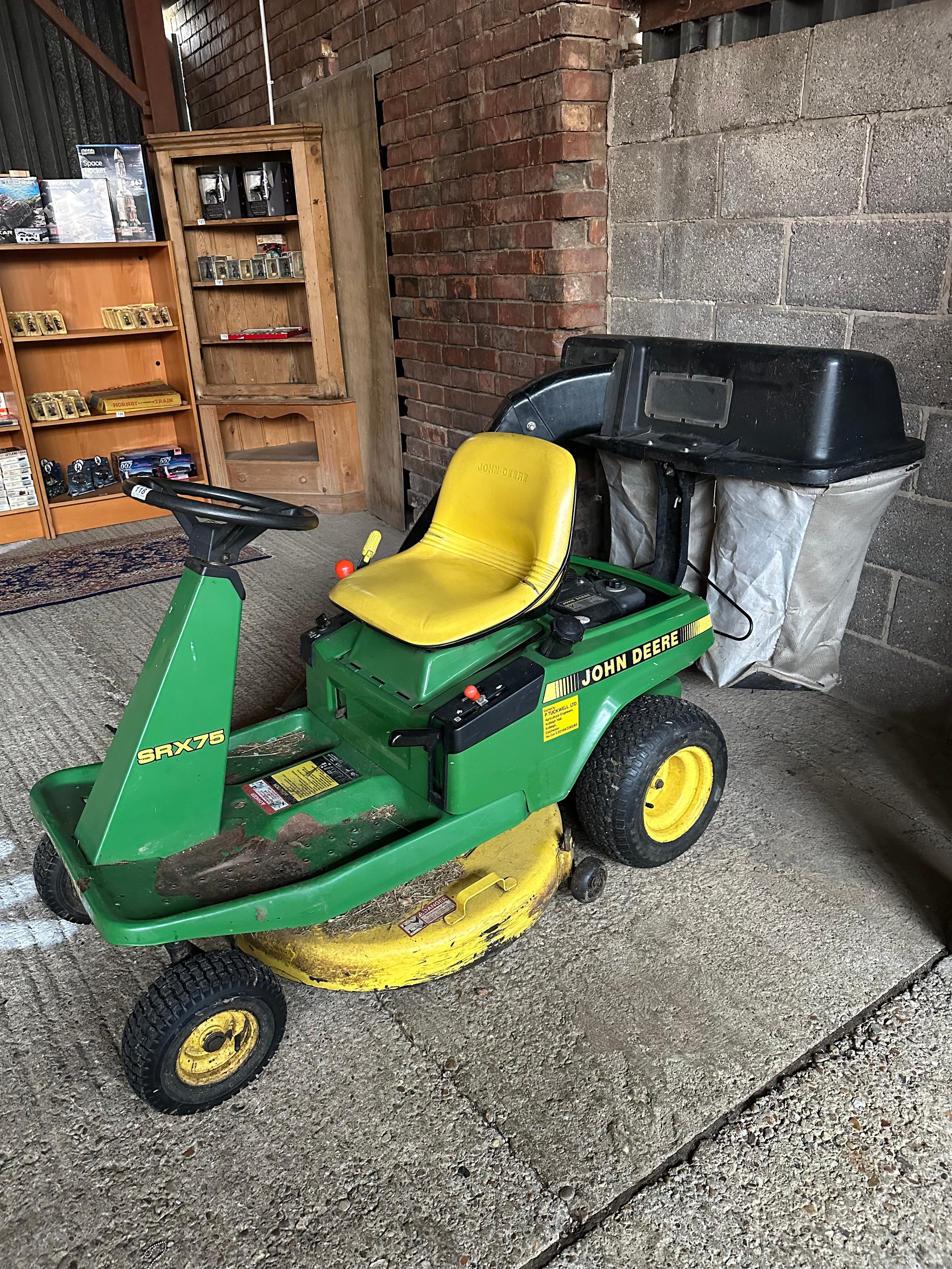 John Deere SRX75 Ride On Mower Etc