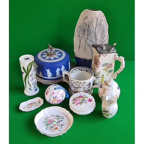 127 - 12 pieces of assorted ceramic items including Aynsley