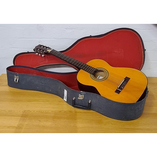 152 - Lorenzo cased acoustic guitar for Fletcher Coppick Newman N16