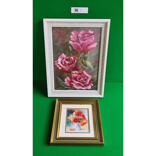 90 - 6 Assorted framed and glazed pictures. Including limited edition