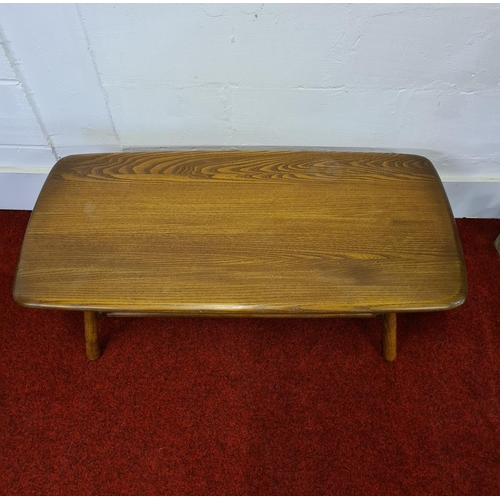 184 - Ercol golden dawn coffee table, approx. 38x104x48 cm