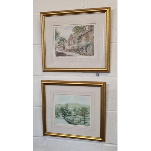62 - 2 Framed and glazed pictures, approx frame sizes are 48x40 cm

These prints are part of the 