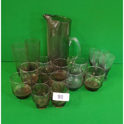 90 - Assortment of glass ware