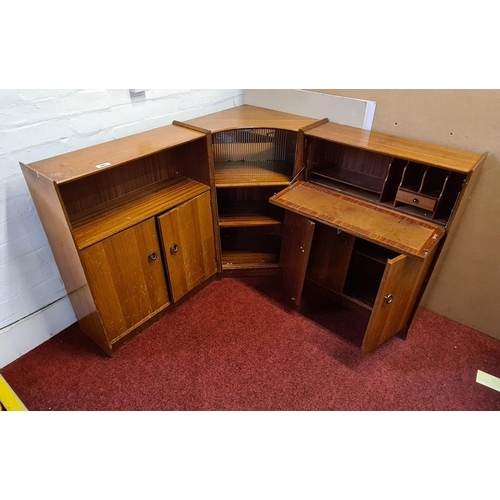 60 - Mid century corner storage units