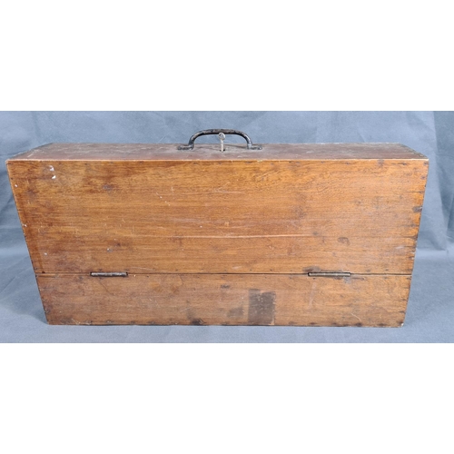 54 - Vintage tool box and tools