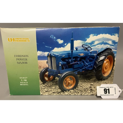 91 - 1:16 Fordson Power Major Tractor UH2640 by Universal hobbies