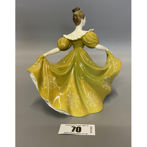 70 - 3 Royal Doulton figurines named ‘Buttercu9’ HN2309, ‘Lynne’ HN2329 and ‘Southern Belle’ HN2229