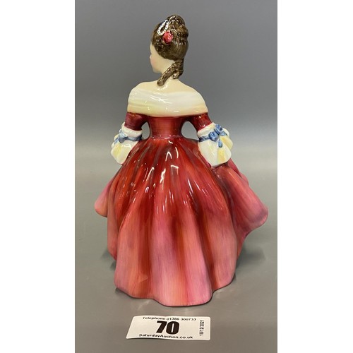 70 - 3 Royal Doulton figurines named ‘Buttercu9’ HN2309, ‘Lynne’ HN2329 and ‘Southern Belle’ HN2229