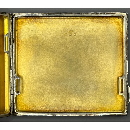 7 - Silver vesta case, hallmark Birmingham 1929 weighing 135g. UK and Worldwide shipping available on th... 