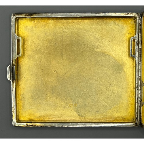 7 - Silver vesta case, hallmark Birmingham 1929 weighing 135g. UK and Worldwide shipping available on th... 