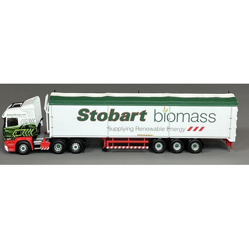 54 - 2 Corgi limited edition 1:50 scale model trucks; CC13754 Stobart Scania R Stepframe & CC13756 Stobar... 