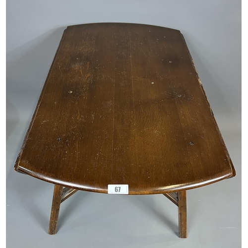 67 - Ercol drop leaf table 75x113x61 extending to 125cm