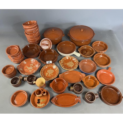 379 - Large quantity of earthen ware