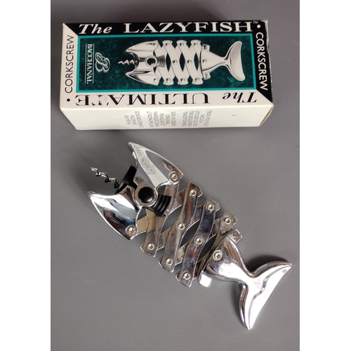 391 - New in box Lazy Fish corkscrew.