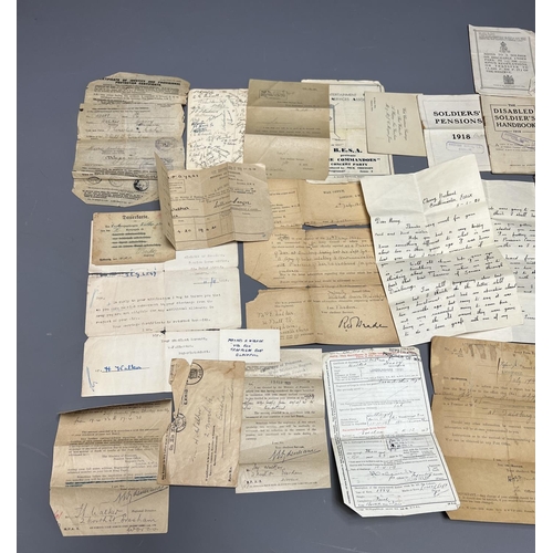 174 - Interesting collection of wartime letters etc.