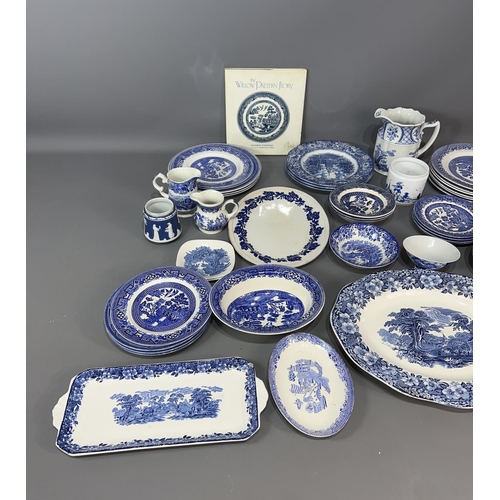 360 - Large selection of blue and white chinaware. Collection only, or please arrange your own courier.