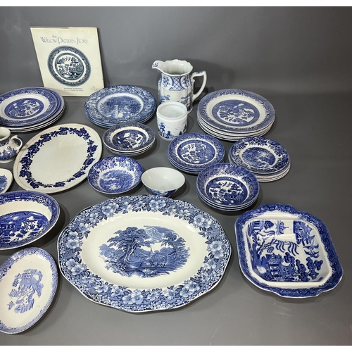 360 - Large selection of blue and white chinaware. Collection only, or please arrange your own courier.