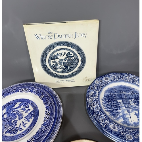 360 - Large selection of blue and white chinaware. Collection only, or please arrange your own courier.