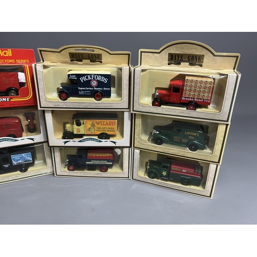 12 - A selection of die cast toy model vehicles, Days Gone By and Royal Mail van. Shipping Group (A).