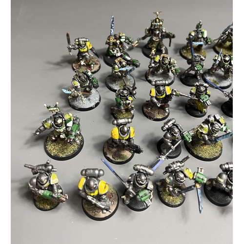 15 - Warhammer 40k, small army silver space marines,Shipping Group (A).