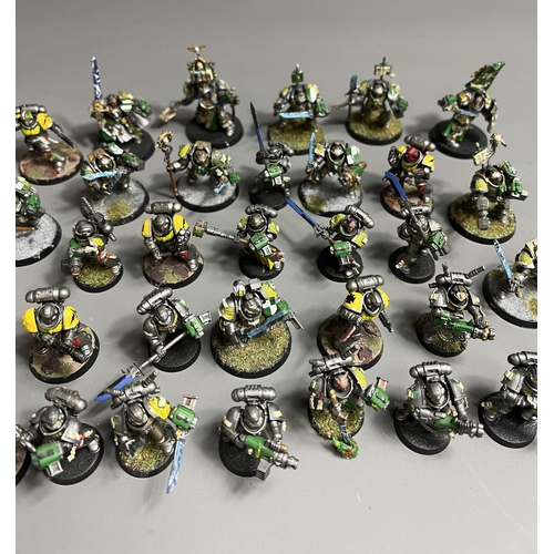 15 - Warhammer 40k, small army silver space marines,Shipping Group (A).