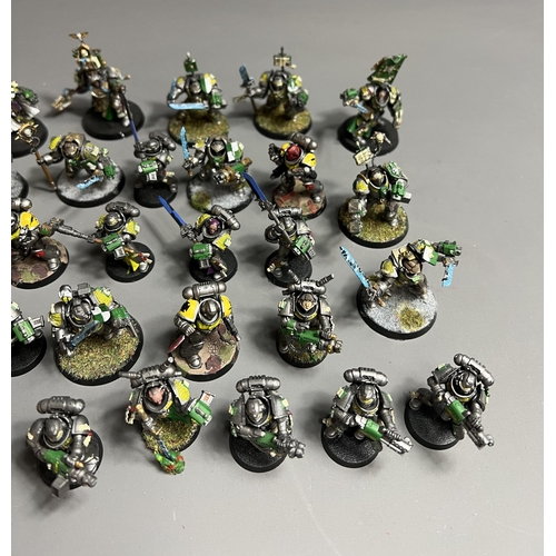 15 - Warhammer 40k, small army silver space marines,Shipping Group (A).