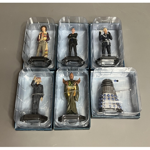 18 - Dr Who Eaglemoss figures, 4th Doctor, Ood Sigma, 9th Doctor, Darlek Sec Hybrid, Dracozian Prince, Fl... 