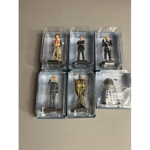 18 - Dr Who Eaglemoss figures, 4th Doctor, Ood Sigma, 9th Doctor, Darlek Sec Hybrid, Dracozian Prince, Fl... 