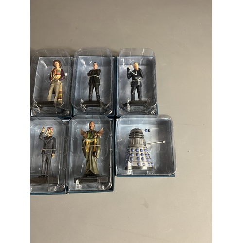 18 - Dr Who Eaglemoss figures, 4th Doctor, Ood Sigma, 9th Doctor, Darlek Sec Hybrid, Dracozian Prince, Fl... 