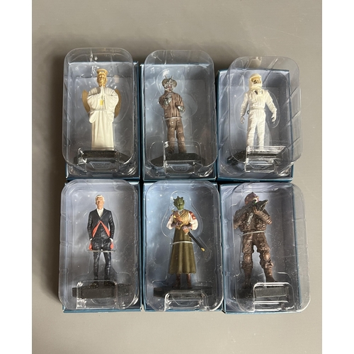 21 - Dr Who Eaglemoss figures, 12th Doctor, Madam Vastra. Hevanly Host, Hath, Trithore, Vastra Nerada. Sh... 