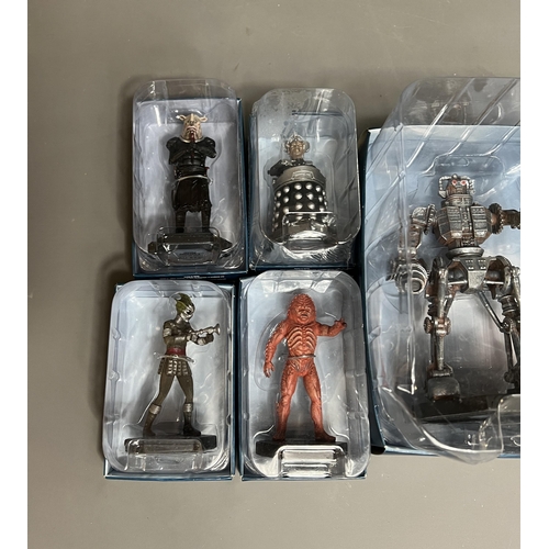 28 - Dr Who Eaglemoss figures, Cyberking, Davros, Zygon, Sillunan Warrior, Judoon Commander. Shipping Gro... 