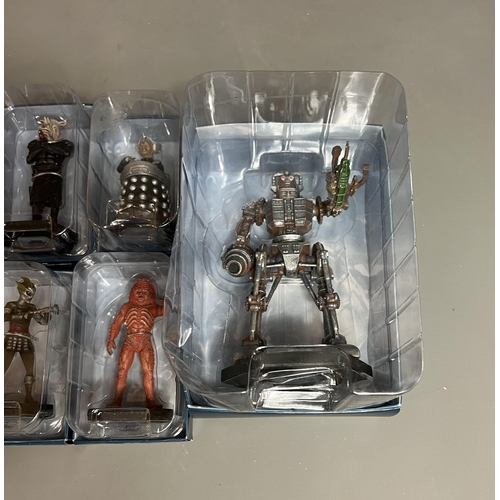 28 - Dr Who Eaglemoss figures, Cyberking, Davros, Zygon, Sillunan Warrior, Judoon Commander. Shipping Gro... 