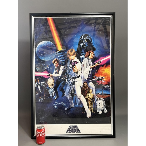 31 - Star Wars framed original cinema poster, 90x60cmCollection only or please arrange your own courier.... 