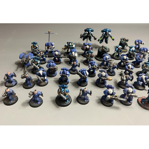 49 - Warhammer small ultramarine army,Shipping Group (A).