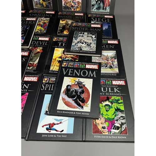 61 - A large selection of Marvel Trade Ultimate Graphic Novels Collection Hardback books, titles include;... 