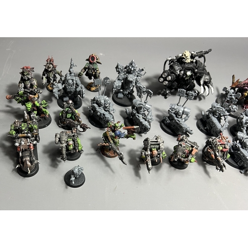 64 - Warhammer 40K Small Orc Army figures. Shipping Group (A).