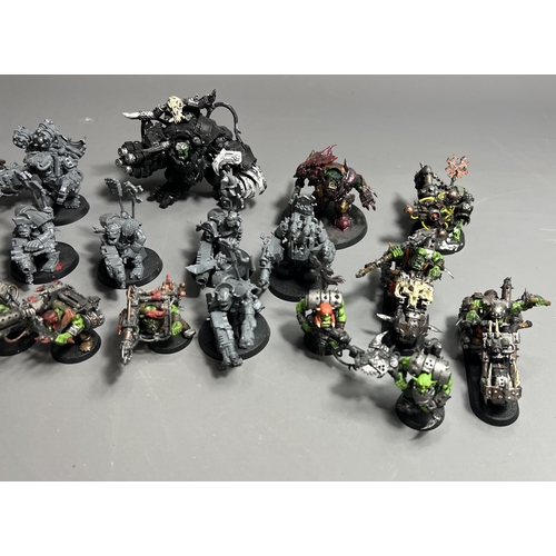 64 - Warhammer 40K Small Orc Army figures. Shipping Group (A).