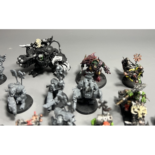 64 - Warhammer 40K Small Orc Army figures. Shipping Group (A).