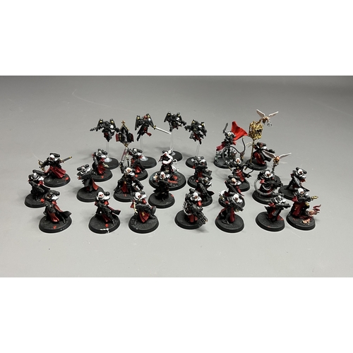 66 - Warhammer 40K, Small Sister of Battle Army figures. Shipping Group (A).