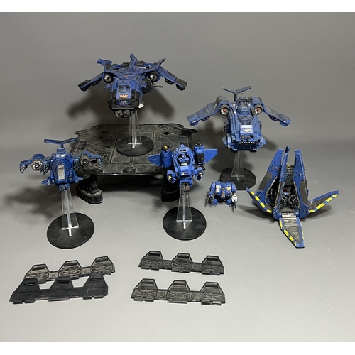 71 - Group of Warhammer Ultramarine Vehicles. Shipping Group (A).