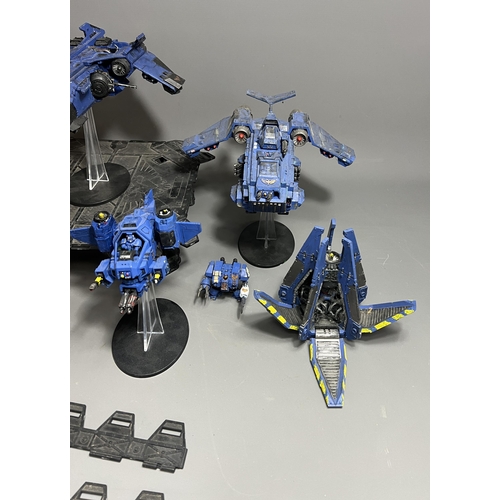 71 - Group of Warhammer Ultramarine Vehicles. Shipping Group (A).