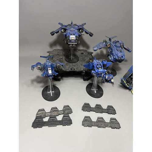 71 - Group of Warhammer Ultramarine Vehicles. Shipping Group (A).