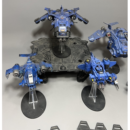 71 - Group of Warhammer Ultramarine Vehicles. Shipping Group (A).