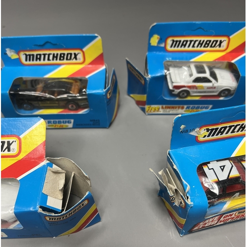 83 - 8 boxed die-cast toy model vehicles including,Matchbox and circa 1980's LWT London's Burning fire en... 