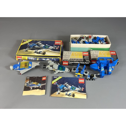 108 - Lego 6931 and 8710 along with a selectin of Lego Space. Shipping Group (A).