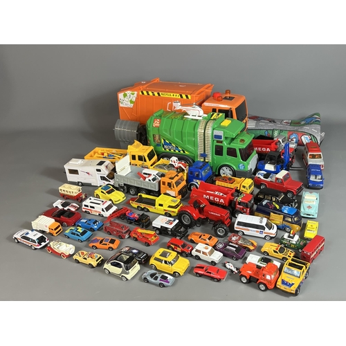 112 - Large selection of toy vehicles, including examples by Welly and Matchbox etc. Shipping Group (B).