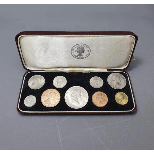 3 - Queen Elizabeth II 1965 specimen coin set. Shipping group (A), optional combined shipping or collect... 