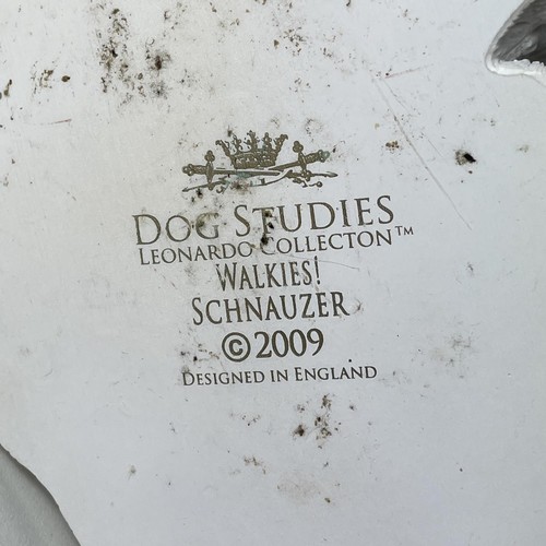 25 - Dog Studies Leonardo Collection 'Walkies! Schnauzer' Shipping group (A), optional combined shipping ... 