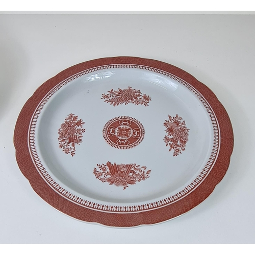 48 - Large meat plate together with Royal Worcester dishes and plates shipping group (C), optional combin... 